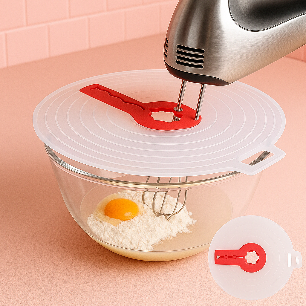 Couvercle en silicone pour batteur